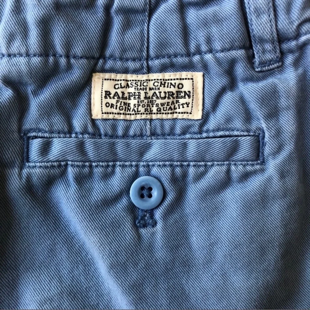 Ralph Lauren Shorts Adjustable Waist Cornflower Blue Girls Size 6X